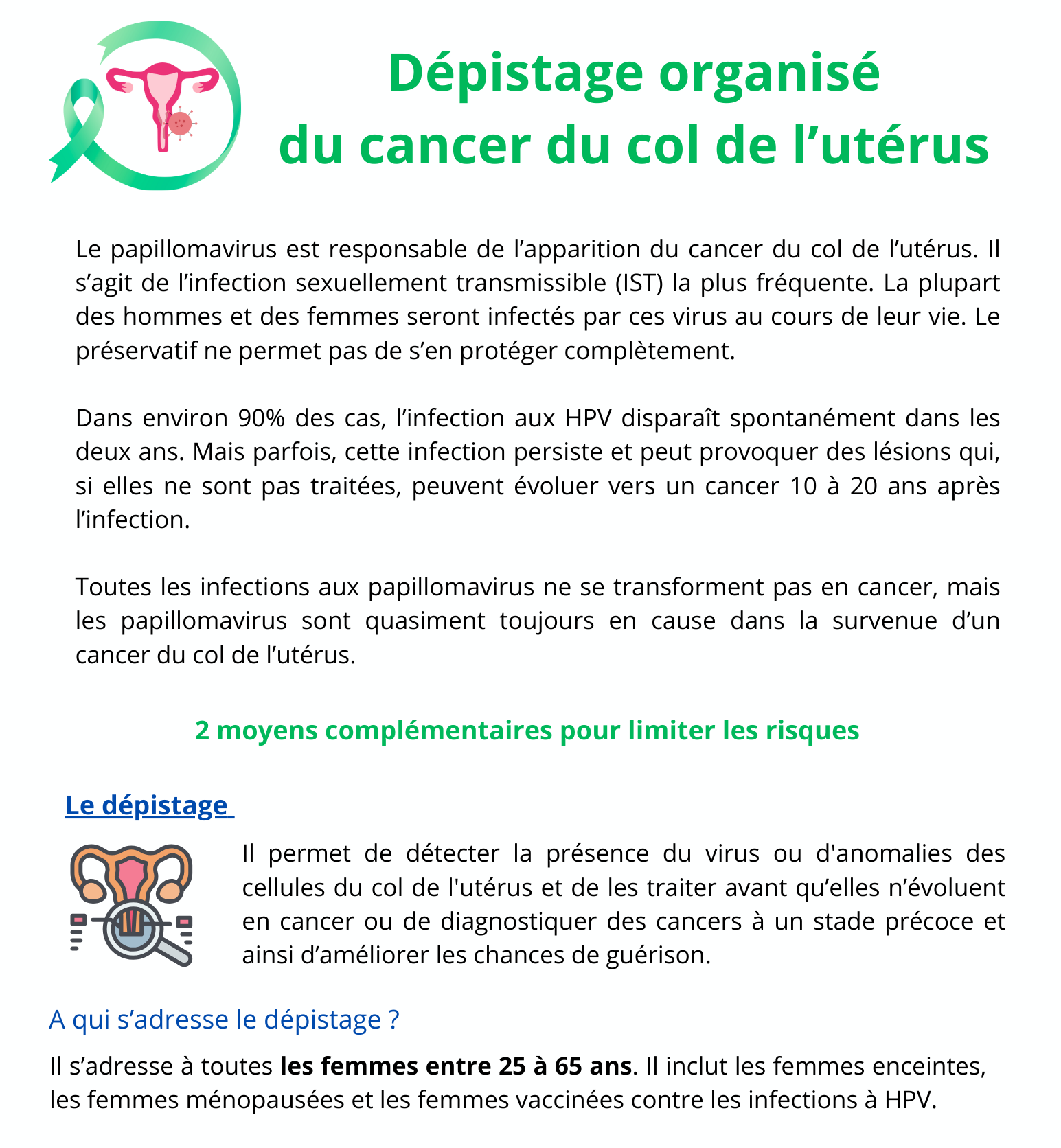 Dépistage utérus p1